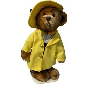 Pickford Bears Mookie Plush Ltd 1930's Brass Button 11.5"‎ Tall 20th Century